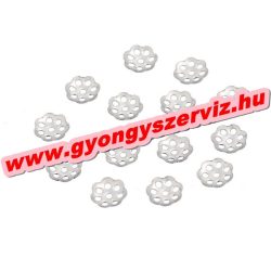 Acél gyöngykupak. 6x1mm. 100db.