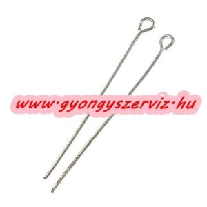 Hurkos szerelőpálca. 0.7x40mm. Platina szín. 100db.