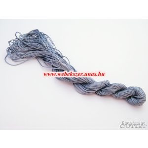 10db.  Shamballa fonal. Nylon fonal. 1mm. 25m/db. Sötétszürke.   Legjobb ár!