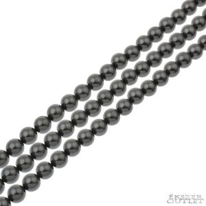 Shell pearl gyöngy. 10mm. Sötét olaj. 1 szál. (kb. 40cm)