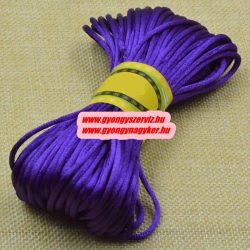 Leárazás! Poliészter fonal. 2.5mm. Sötétlila. 20m/db.