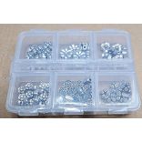 DIY. 100darabos virágos köztes mix. Ajándék tároló dobozban.