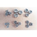 DIY. 100darabos virágos köztes mix. Ajándék tároló dobozban.