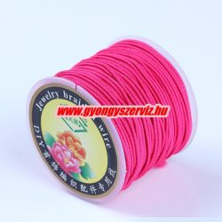 Gumizsinór, kalapgumi. 1mm. Pink. 10m/db.