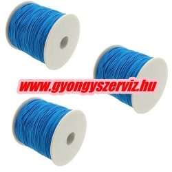 Gumizsinór, kalapgumi. 0.8mm. Kék. 10m/db.