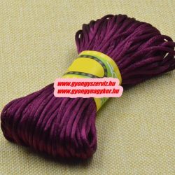 Leárazás! Poliészter fonal. 2.5mm. Püspöklila. 20m/db.