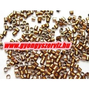 Stopper. 2.5mm.  Antik réz szín. 10g.