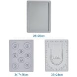 3 darabos gyöngyfűző tálca szett.