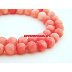 Jade ásványgyöngy. 8mm. Tutti-frutti. 1 szál. (kb. 40cm)