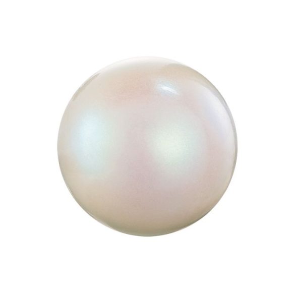 Preciosa gyöngy. 6mm. Pearlescent white. 1 szál (100db)