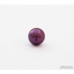 Shell pearl gyöngy. 10mm. Padlizsán. 1 szál. (kb. 40cm)
