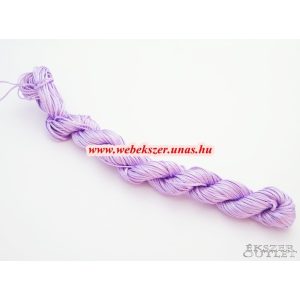 10db.  Shamballa fonal. Nylon fonal. 1mm. 25m/db. Világos lila.   Legjobb ár!