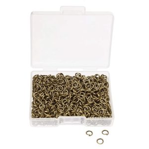 Nyitott szerelőkarika. 5x0.7mm. Antik bronz szín. 500db 