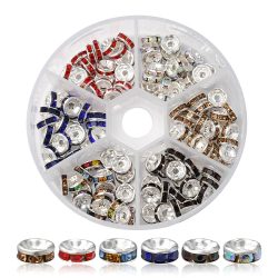   120db. Rondell. Köztes .8mm. Mix. + Ajándék tároló doboz.