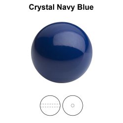 Preciosa gyöngy. 6mm. Navy blue. 1 szál (100db)