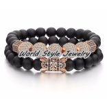 Kiárusítás! Cirkon köztes gyöngy. 15x8mm. Rózsaarany szín.