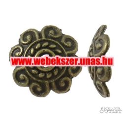 Gyöngykupak.  10x3mm. Antik bronz szín. 100db.