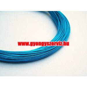 Alumínium ékszer drót, 0.8mm. Sötét türkiz. 20m/ tekercs.