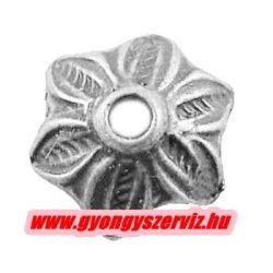 Gyöngykupak. 10.5x3.5mm. Antik ezüst szín.  100db.