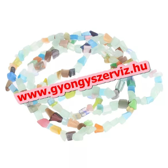 1 szál. Macskaszem splitter gyöngy.