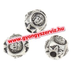 25db. Buddha gyöngy. Fémgyöngy, köztes gyöngy. 