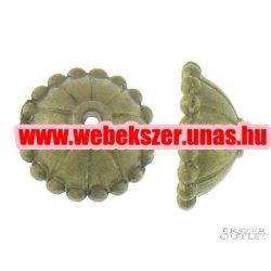 Gyöngykupak.  Fémgyöngy. 10.5x4.5mm. Leárazva! 100db.