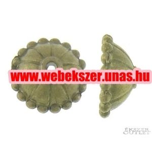 Gyöngykupak.  Fémgyöngy. 10.5x4.5mm. Leárazva! 100db.