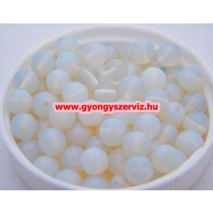 Holdkő. Szintetikus. Opalit gyöngy. 10mm. 1 szál. (kb. 40cm)