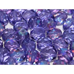 50db. Cseh csiszolt gyöngy. 8mm. Viola, AB. 
