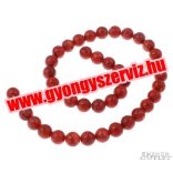 Természetes korallgyöngy. 8mm.    1 szál.