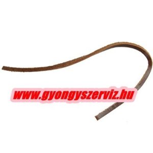 hasított bőr zsinór. 3x2mm. Világos barna.10m/db.