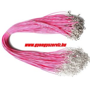 Nyaklánc alap. Pink. 10db/csomag.