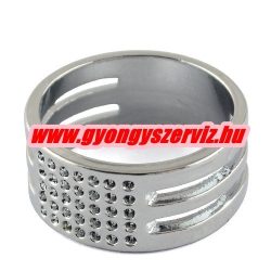 Szerelőkarika nyitó gyűrű. Platina szín.