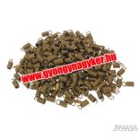  100db. Rugós végzáró. 11x5mm. Antik bronz. 