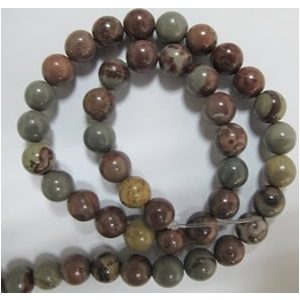 Mexikói achát ásványgyöngy. 8mm.  1 szál (40cm).