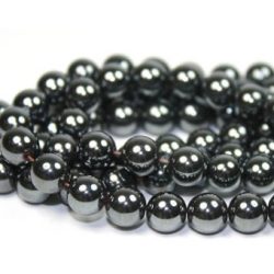 1 szál. Hematit ásványgyöngy. 12mm.