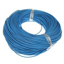 Bőr szalag, bőr zsinór. 2mm.  Világoskék. 10m/db