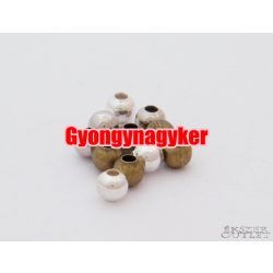   Fémgyöngy. Fém köztes gyöngy. 4mm.  Legjobb ár! 3 szín!  100db.