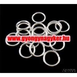   Fém karika. Szerelő karika. 1x10mm. Ezüst ,arany, vagy platina szín.  100db.