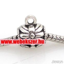   Pandora stílusú fémgyöngy. Charm tartó, medál tartó.  10db.