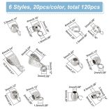 120db acél medál tartó, 6 stílus, ajándék doboz.