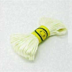   Leárazás! Poliészter fonal. 2.5mm. Világos krém. 20m/db.