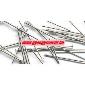 Talpas szerelőpálca. 40x0.7mm. Platina szín. 100db.