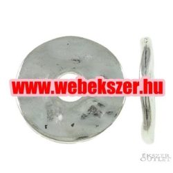 Fémgyöngy. Fém köztes gyöngy. 14x1.5mm.  100db.