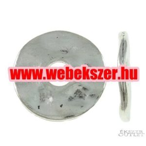 Fémgyöngy. Fém köztes gyöngy. 14x1.5mm.  100db.
