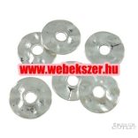 Fémgyöngy. Fém köztes gyöngy. 14x1.5mm.  100db.