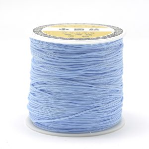 Leárazás! Poliészter zsinór. 0.8mm. Világoskék. 120m/tekercs.