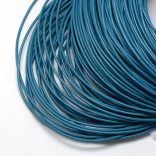 100m. Bőr zsinór. 2mm. Türkiz zöld.