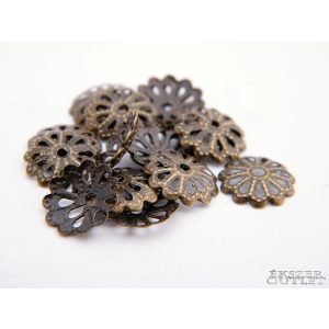 Gyöngykupak. Fém gyöngy. 9x1mm.   100db.