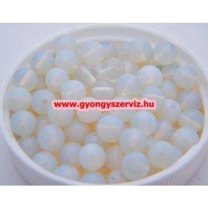 Opalit ásványgyöngy. 4mm. 1 szál. (kb. 40cm)